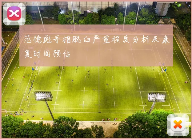 范德彪手指脱臼严重程度分析及康复时间预估